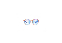 Thumbnail for Watercolor Eyeglasses Throw Pillow | Dreamy Tie-Dye Decorative Pillow | Book Lover Gift
