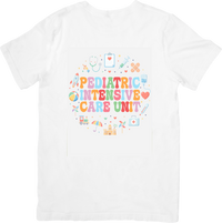 Thumbnail for Pediatric Intensive Care Unit T-Shirt | Retro Groovy PICU Nurse Graphic Tee | Nurse Gift