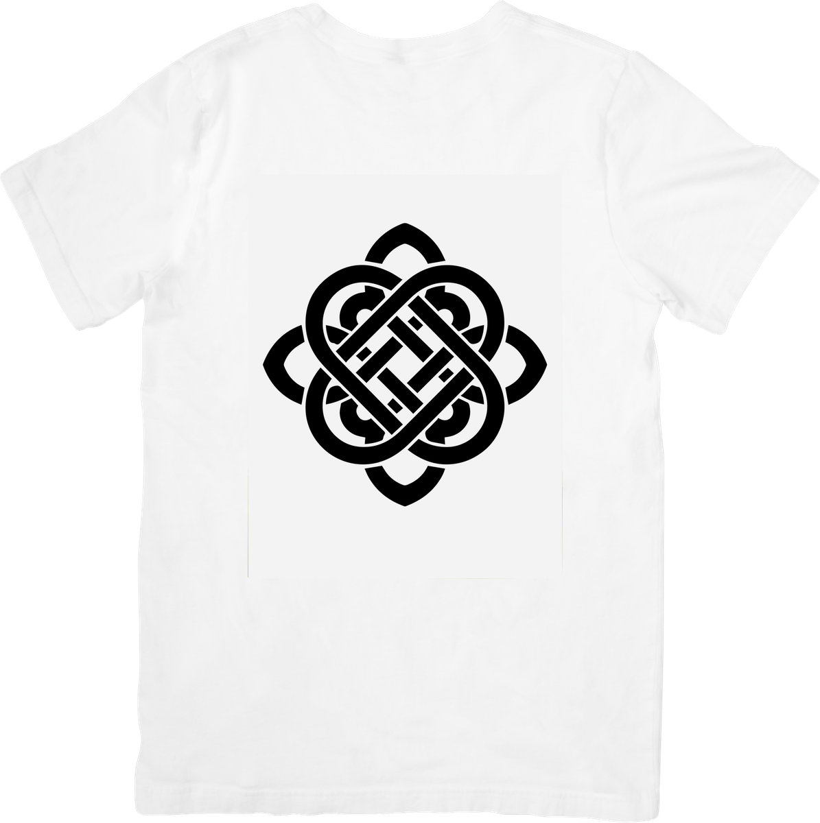 Celtic Love Knot T-Shirt | Black Interlocking Heart Graphic Tee | Irish Couple Gift