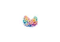 Thumbnail for Rainbow Plumeria Lei Throw Pillow | Tropical Watercolor Decorative Pillow | Hawaiian Gift