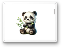 Thumbnail for Baby Panda Wall Art | Cute Bamboo Panda Print | Nursery Kids Room Gift