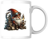 Thumbnail for Steampunk Gnome Mug | Whimsical Inventor Gnome Coffee Mug | Fantasy Collector Gift