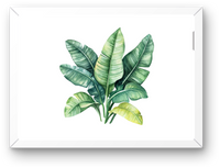 Thumbnail for Tropical Banana Leaf Wall Art | Watercolor Green Foliage Print | Boho Home Gift