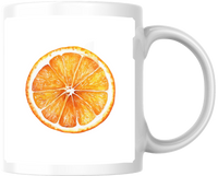 Thumbnail for Orange Slice Mug | Watercolor Citrus Fruit Coffee Mug | Kitchen Summer Gift